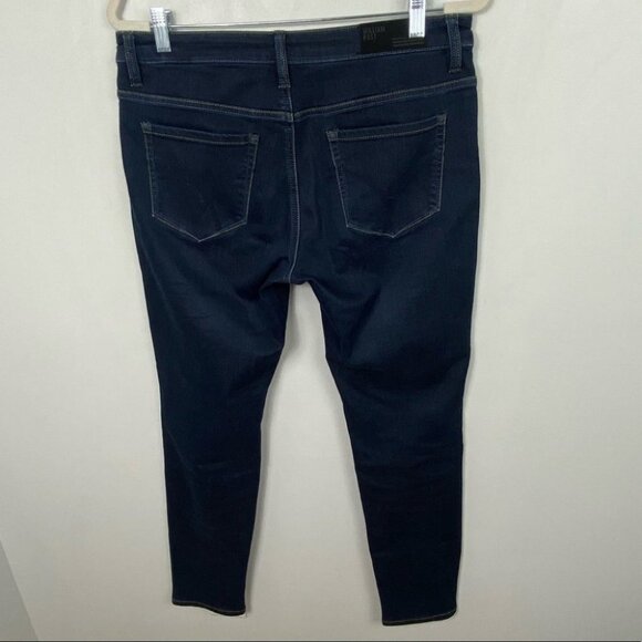 William Rast Justin Timberlake Slim Leg Dark Blue Jeans Size 12 Denim Mid Rise - Picture 13 of 13